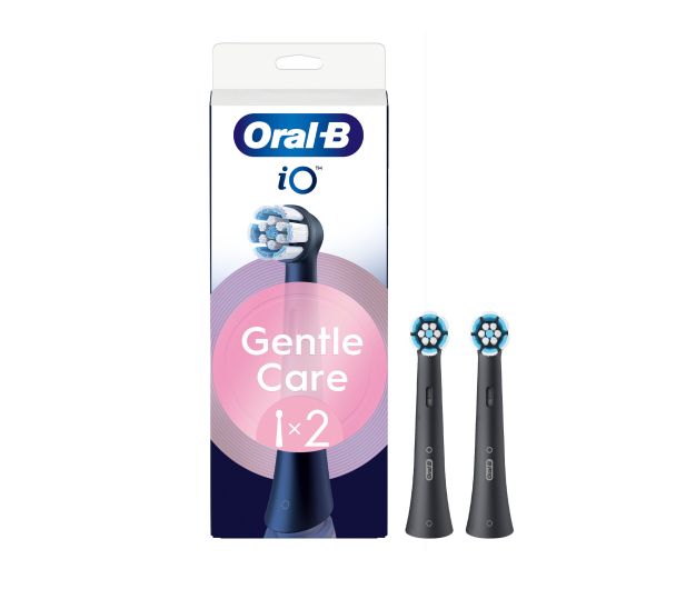 Oral-B Końcówki do szczoteczki ORAL-B iO Gentle Care Black (2 szt.) - 1519105 - zdjęcie